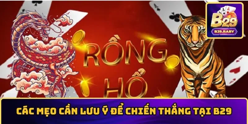 Các mẹo cần lưu ý để chiến thắng tại B29